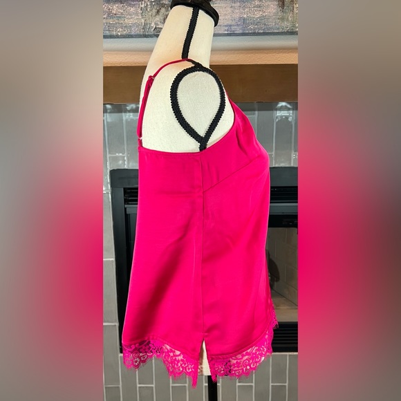 NWT a new day Camisole Fuschia Lace Size Small - Picture 4 of 5